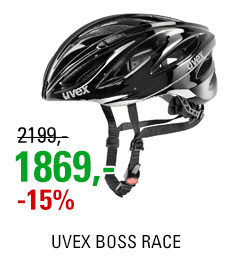 UVEX BOSS RACE, BLACK 2020