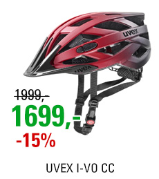 UVEX I-VO CC, RED BLACK MAT 2020