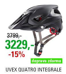 UVEX QUATRO INTEGRALE, BLACK MAT 2020