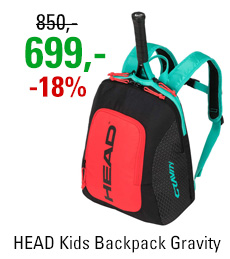 HEAD Kids Backpack Gravity Black/Teal 2020