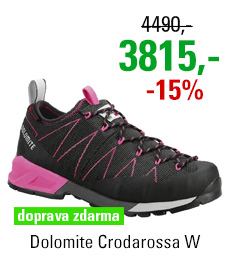 Dolomite Crodarossa Black/Fluo Pink