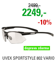 UVEX SPORTSTYLE 802 VARIO, BLACK (2201) 2020