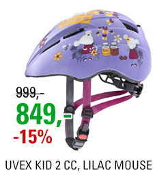 UVEX KID 2 CC, LILAC MOUSE MAT 2020