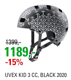 UVEX KID 3 CC, BLACK 2020