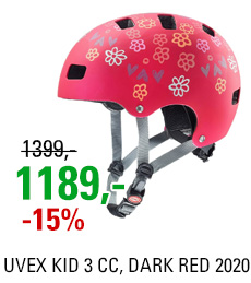 UVEX KID 3 CC, DARK RED 2020