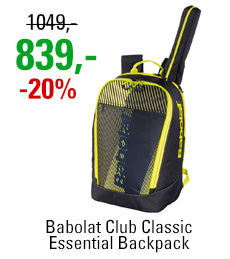 Babolat Club Classic Essential Backpack Black/Yellow