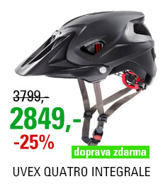 UVEX QUATRO INTEGRALE, BLACK MAT 2020