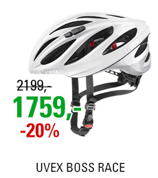 UVEX BOSS RACE, WHITE-SILVER 2020