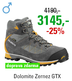Dolomite Zernez GTX Asphalt Grey/Saffron Yellow
