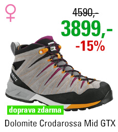 Dolomite Crodarossa Mid GTX Women Pewter Grey/Pansy Purple