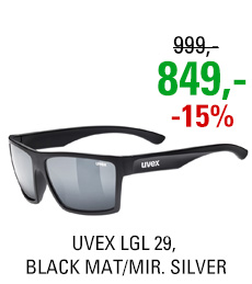 UVEX LGL 29, BLACK MAT/MIR. SILVER (2216) 2020