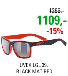 UVEX LGL 39, BLACK MAT RED (2316) 2020