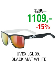 UVEX LGL 39, BLACK MAT WHITE (2816) 2020