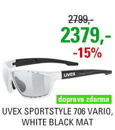 UVEX SPORTSTYLE 706 VARIO, WHITE BLACK MAT (8201) 2020