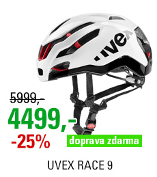 UVEX RACE 9, WHITE 2020