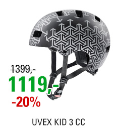 UVEX KID 3 CC, BLACK 2020