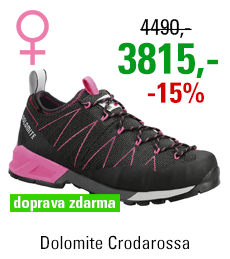 Dolomite Crodarossa Black/Fluo Pink