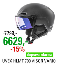 UVEX HLMT 700 VISOR VARIO black mat S566239200 20/21