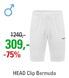 HEAD Clip Bermuda Men White