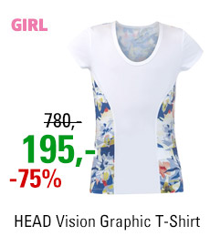HEAD Vision Graphic T-Shirt Girl White
