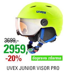 UVEX JUNIOR VISOR PRO neon yellow mat S566191600 20/21