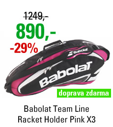 Babolat Team Line Racket Holder Pink X3 2015