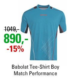 Babolat Tee-Shirt Boy Match Performance Blue 2015