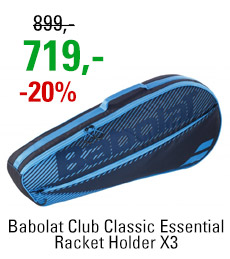 Babolat Club Classic Essential Racket Holder X3 Black/Blue