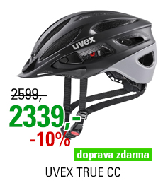 UVEX TRUE CC, BLACK-GREY MAT 2021