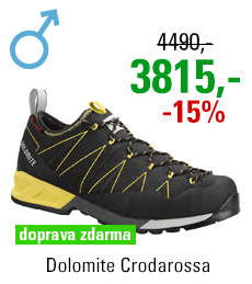 Dolomite Crodarossa Black/Lime Green