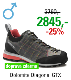Dolomite Diagonal GTX Grey/Red