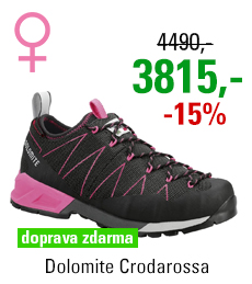 Dolomite Crodarossa Black/Fluo Pink
