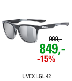 UVEX LGL 42, BLACK TRANSPARENT (2916) 2021