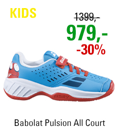 Babolat Pulsion All Court Kid Tomato Red/Blue