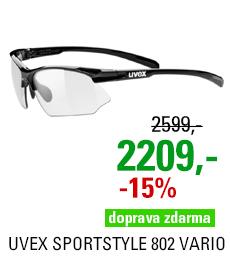 UVEX SPORTSTYLE 802 VARIO, BLACK (2201) 2021