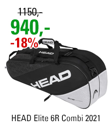 HEAD Elite 6R Combi Black/White 2021