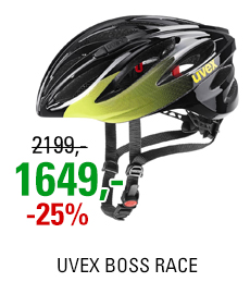 UVEX BOSS RACE, BLACK-LIME 2021