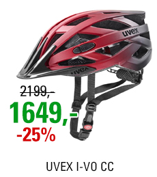 UVEX I-VO CC, RED BLACK MAT 2021