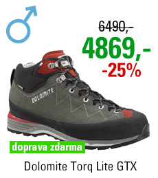 Dolomite Torq Lite GTX Anthracite/Scarlet Red