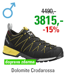 Dolomite Crodarossa Black/Lime Green