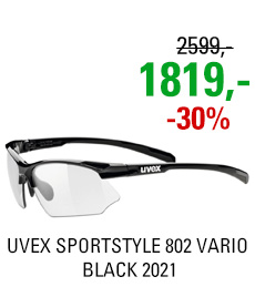 UVEX SPORTSTYLE 802 VARIO, BLACK (2201) 2021