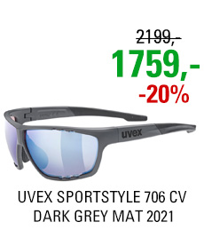 UVEX SPORTSTYLE 706 CV, DARK GREY MAT (5596) 2021