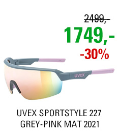 UVEX SPORTSTYLE 227, GREY-PINK MAT (5316) 2021