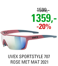 UVEX SPORTSTYLE 707, ROSE MET MAT (3316) 2021