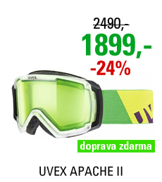 UVEX APACHE II, transculent mat/glow green
