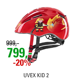 UVEX KID 2, RED FIREMAN 2021