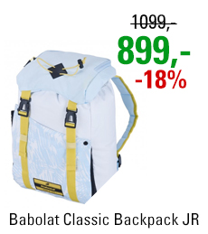 Babolat Classic Backpack JR Girl White/Blue