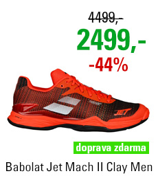 Babolat Jet Mach II Clay Men Orange/Black